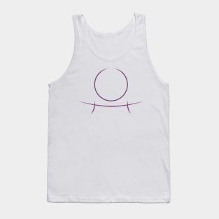 2 sided: logo on front, forest on back Tank Top